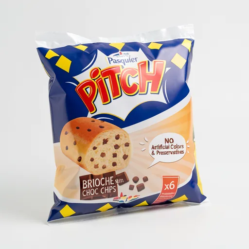Brioche Pasquier Pitch Brioche with Choc Chips 6x37.5g