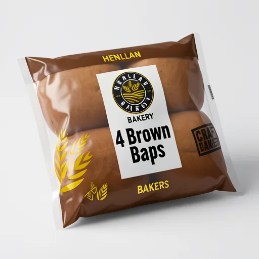 Henllan Bakery 4 Brown Baps