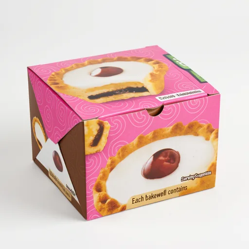 The BAKERY at ASDA 6 Cherry Bakewells