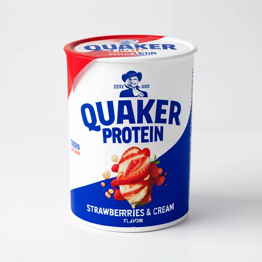 Quaker Oats High Protein Strawberries & Cream Porridge Pot 59g