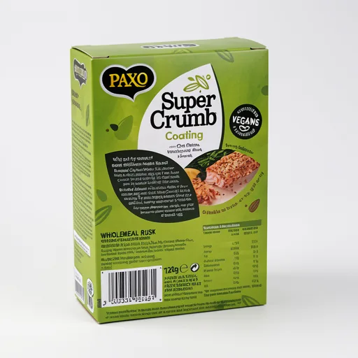 Paxo Super Crumb Coating with Oat Flakes, Wholemeal Rusk & Seeds 120g
