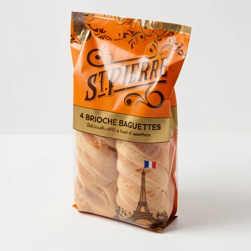 St Pierre 4 Brioche Baguettes