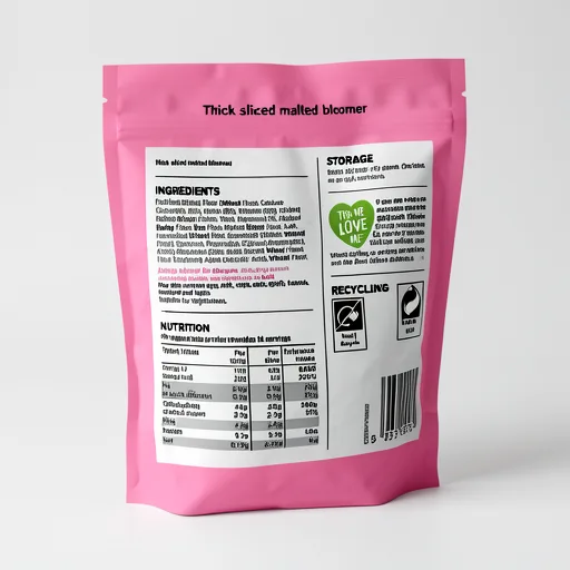 The BAKERY at ASDA The Bakery Malted Bloomer Thick Sliced 800g