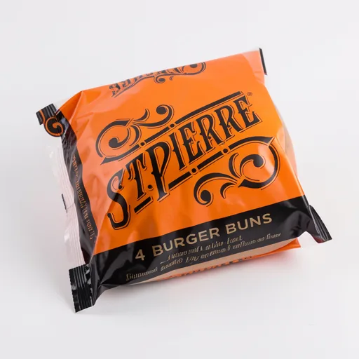 St Pierre Burger Buns Rolls x4