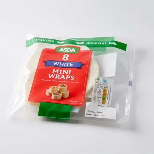 The BAKERY at ASDA The Bakery 8 White Mini Wraps 248g