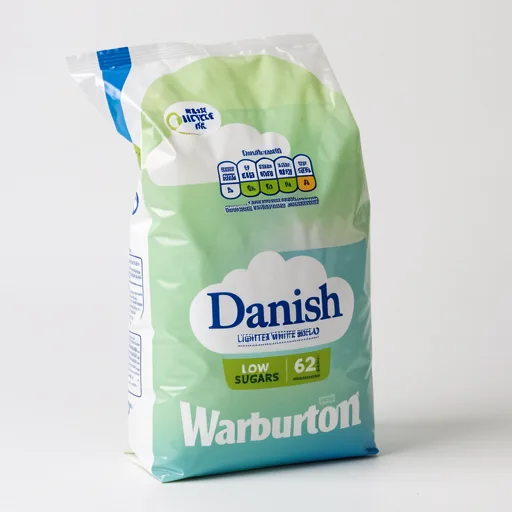Warburtons Danish Lighter White Bread 400g