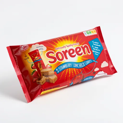 Soreen Strawberry Lunchbox Loaves Snack Bars 5 x 30g