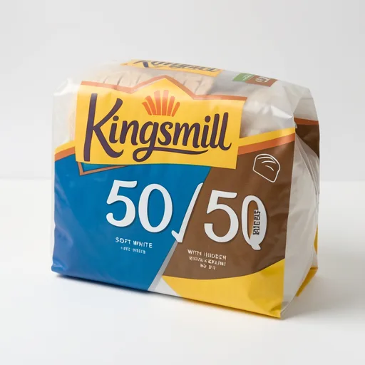Kingsmill 50/50 Medium Soft White Bread Loaf 800g