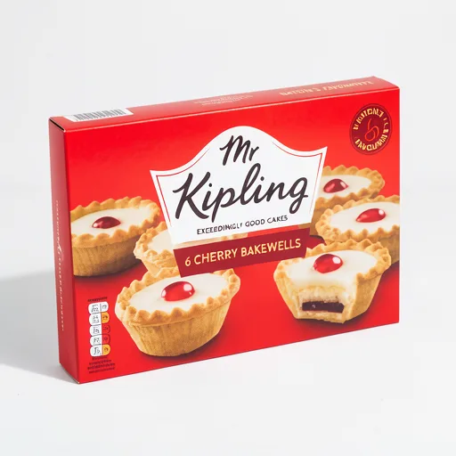 Mr Kipling 6 Cherry Bakewells