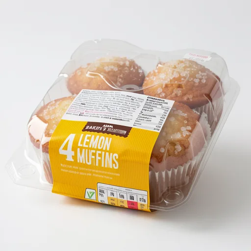 The BAKERY at ASDA The Bakery at  4 Lemon Muffins