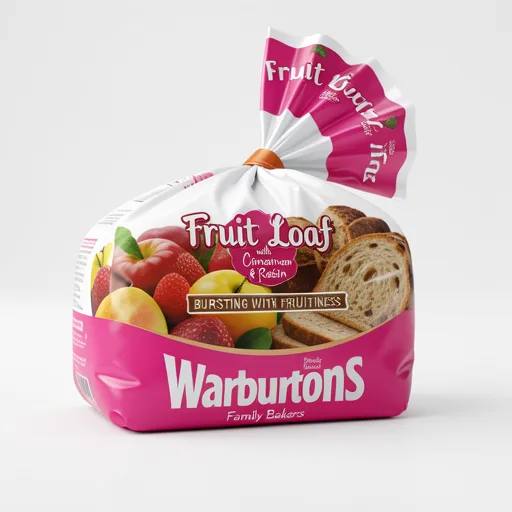 Warburtons Family Bakers Fruit Loaf with Cinnamon and Raisin 400g