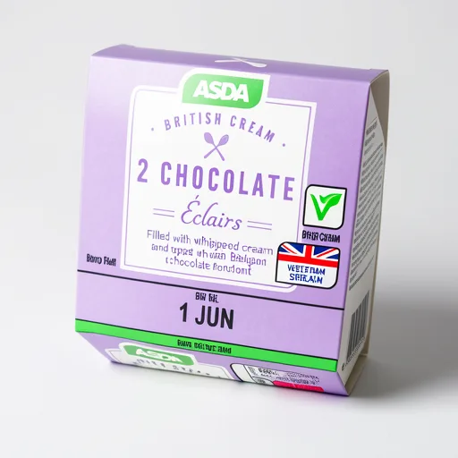 The BAKERY at ASDA The Bakery at 2 Chocolate Eclairs