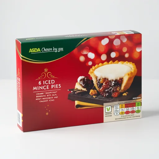 ASDA Festive 6 Iced Mince Pies