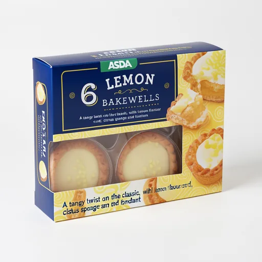 The BAKERY at ASDA The Bakery 6 Lemon Bakewells