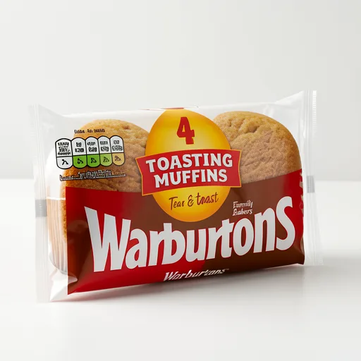 Warburtons 4 Delicious Breakfast Muffins