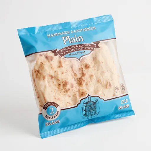 Riya's Original Recipe 2 Plain Naan Bread