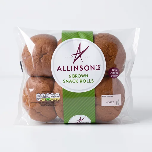 Allinson's 6 Brown Snack Rolls