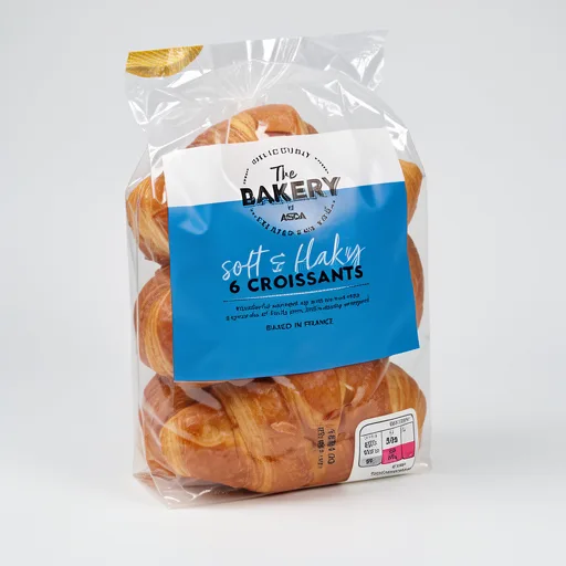 The BAKERY at ASDA The Bakery 6 Croissants 240g