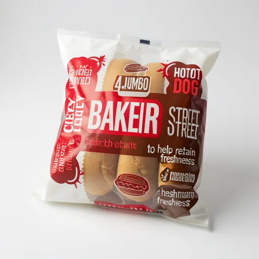 Baker Street 4 Jumbo Hot Dog Rolls