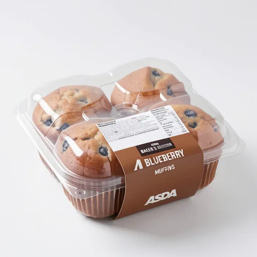 The BAKERY at ASDA The Bakery at  4 Blueberry Muffins