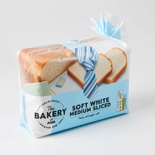 The BAKERY at ASDA The Bakery Soft White Medium Sliced 800g