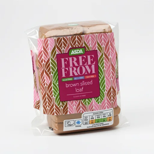 ASDA Free From Free From by  Brown Sliced Loaf 535g