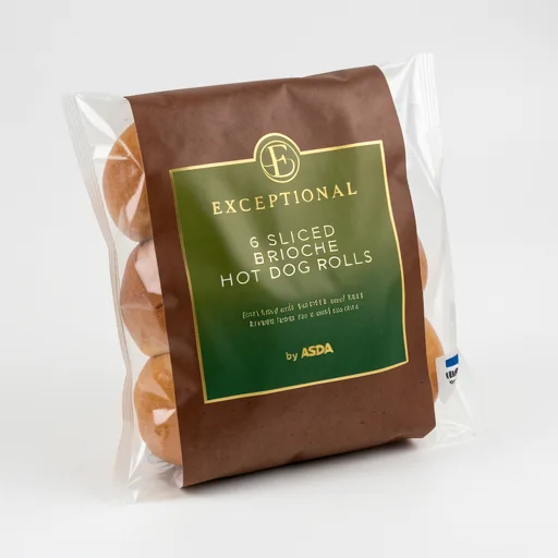 Exceptional by ASDA 6 Sliced Brioche Hot Dog Rolls