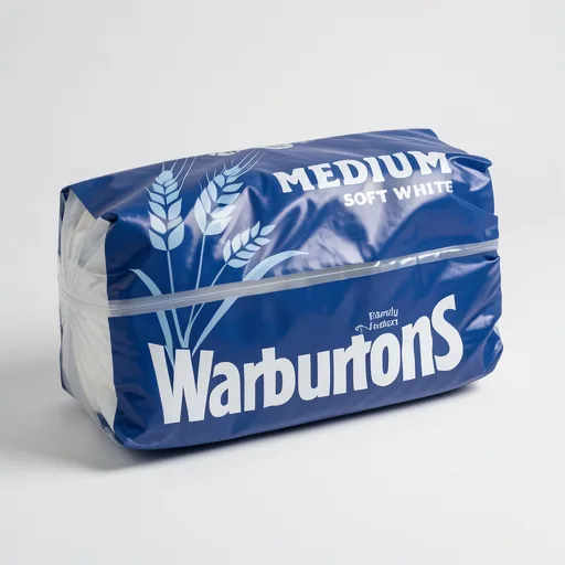 Warburtons Small Medium Sliced White Bread 400G