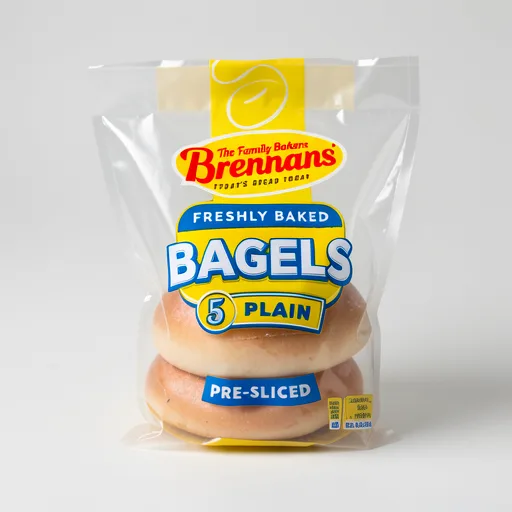 Brennans Plain Bagels 425g