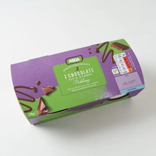 The BAKERY at ASDA The Bakery Chocolate Melt in the Middle Puddings 2 x 135g (270g)