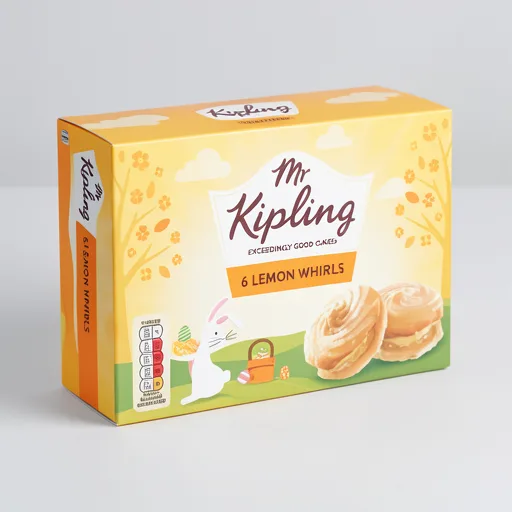 Mr Kipling Lemon Viennese Whirls Easter Cakes 6 pack