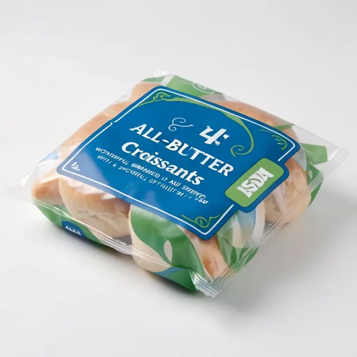 The BAKERY at ASDA The Bakery 4 All-Butter Croissants