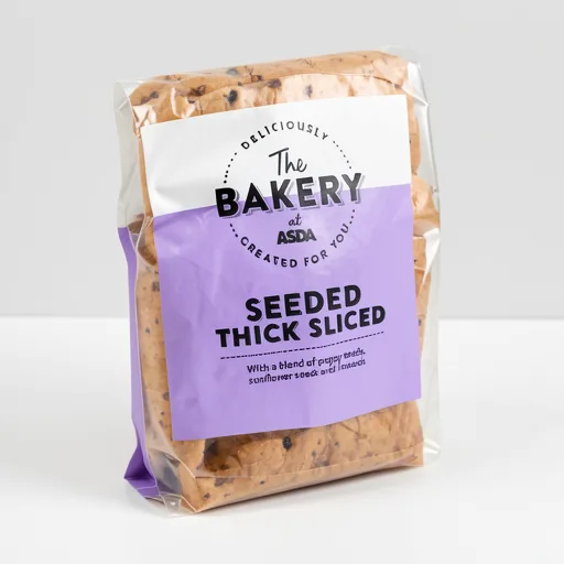 The BAKERY at ASDA The Bakery Seeded Thick Sliced 800g