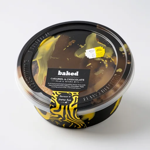 Baked Caramel & Chocolate Tear & Share Bun