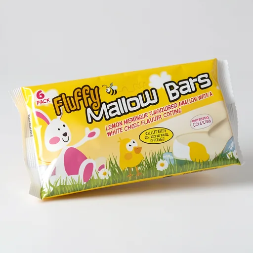 Rose Fluffy Mallow Bars 120g