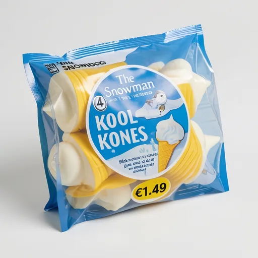 The Snowman and the Snowdog and the Snowdog Kool Kones 60g
