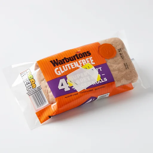 Warburtons Gluten Free Super Soft Seeded Sliced Rolls 4 Pack
