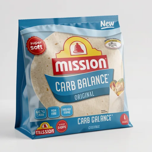 Mission Carb Balance Tortilla Wraps 4 Pack