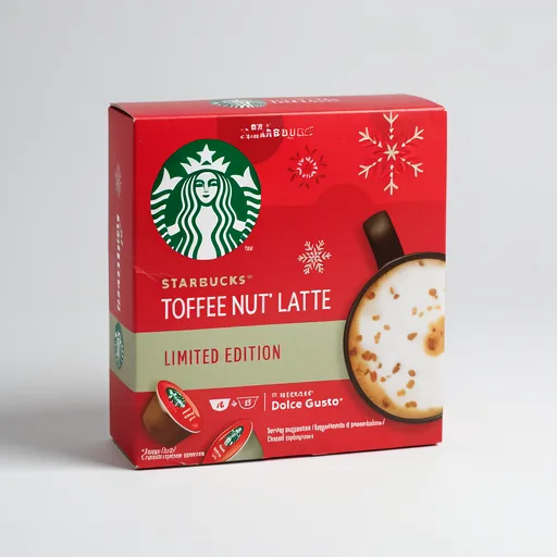 Starbucks ® Limited Edition Toffee Nut Latte By Nescafé Dolce Gusto, Coffee Pods x12 (6 Servings)