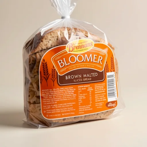 Brennans Bloomer Brown Malted Sliced Bread 400g