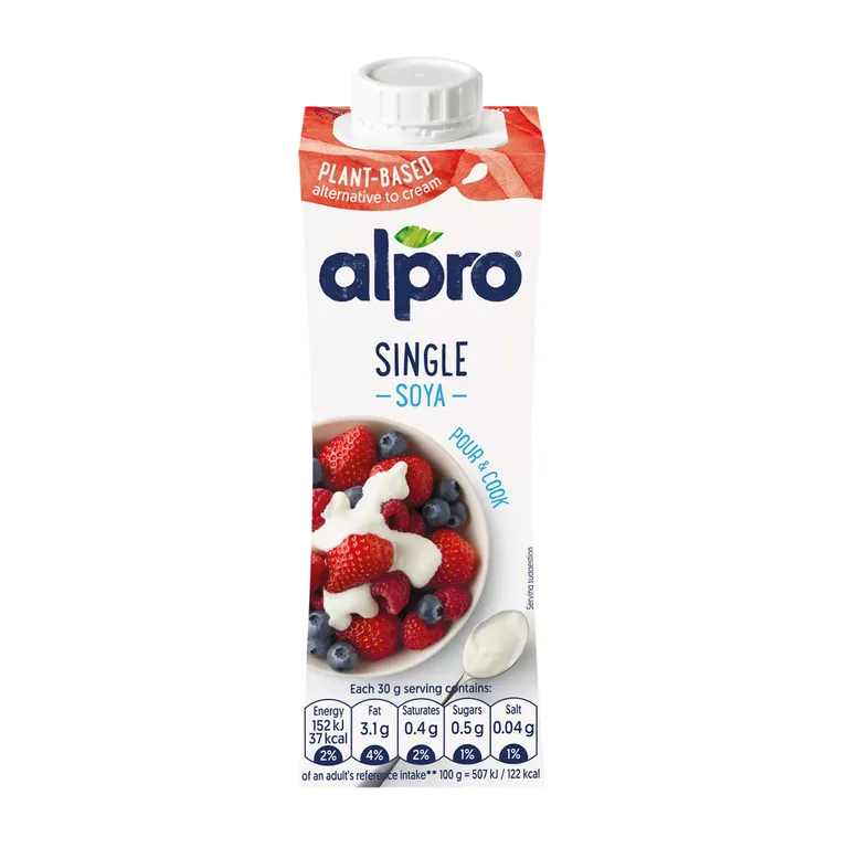 Alpro Soya Chilled Alternative to Single Cream 250ml