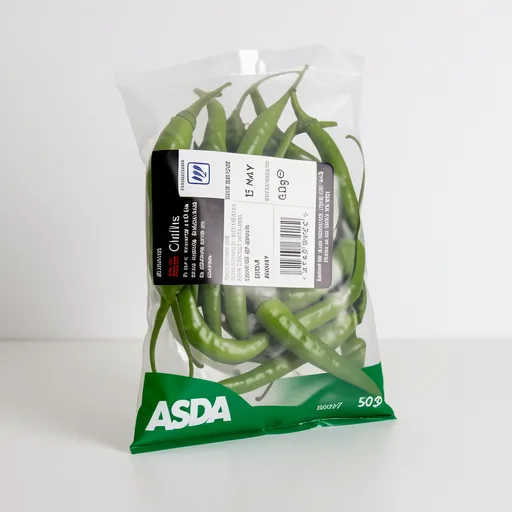 ASDA Hot & Fragrant Thin Chillies 50g