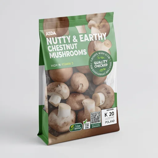 ASDA Nutty & Earthy Chestnut Mushrooms 250g