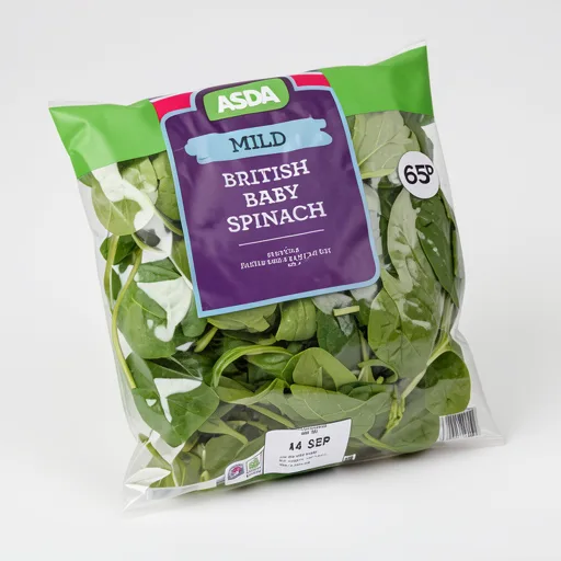 ASDA Mild & Tender Baby Spinach 180g