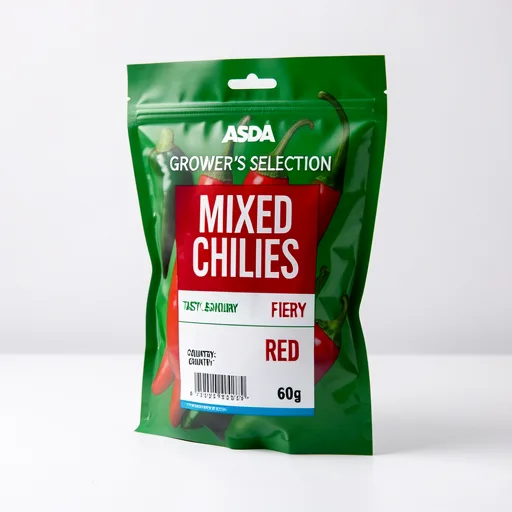 ASDA Warm & Fruity Mixed Chillies 60g