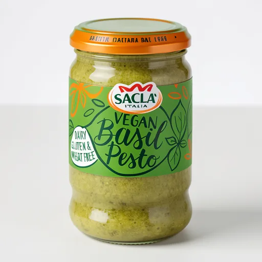 Sacla Vegan Basil Pesto 190g