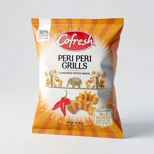 Cofresh Peri Peri Grills Flavoured Potato Snack 80g