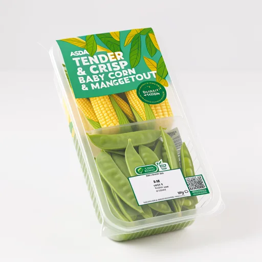ASDA Tender & Crisp Baby Corn & Mangetout 180g