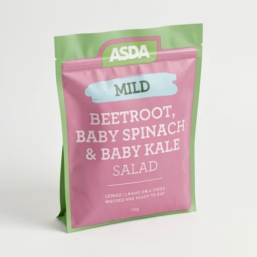 ASDA Mild Beetroot, Baby Spinach & Baby Kale Salad 120g