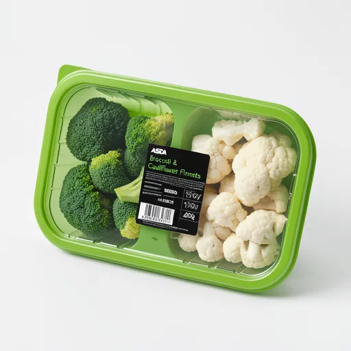 ASDA Earthy & Crisp Cauliflower & Broccoli Florets 400g